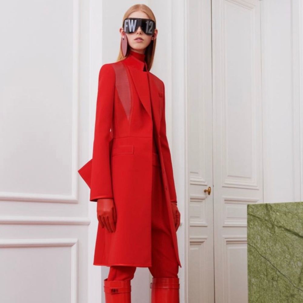 AUTH SAMPLE - Givenchy red coat/jacket